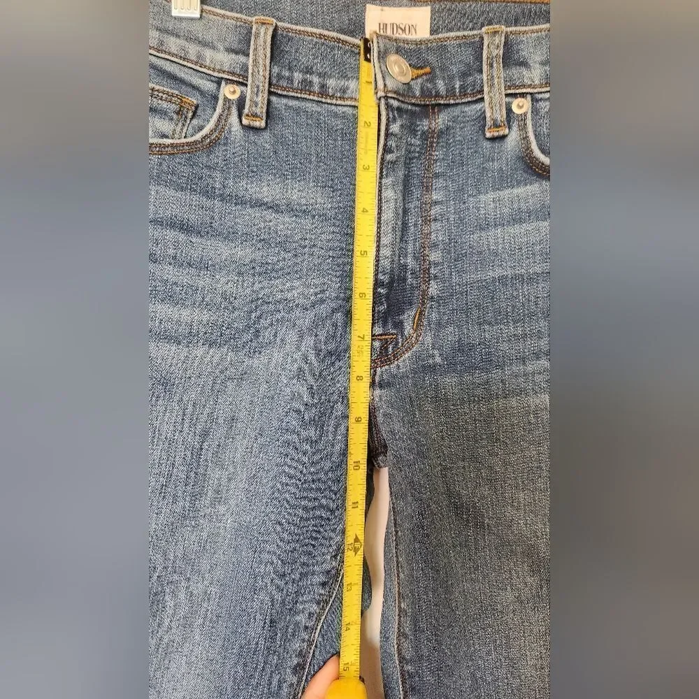 Hudson Blair High Rise Bootcut Crop Size 28 Jeans